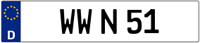 Truck License Plate